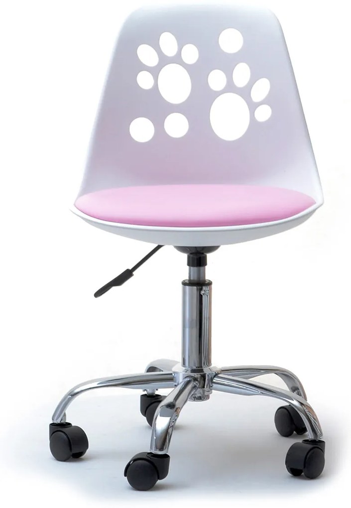 Scaun pentru copii Footy (roz + crom). Promo -8%. 1109919