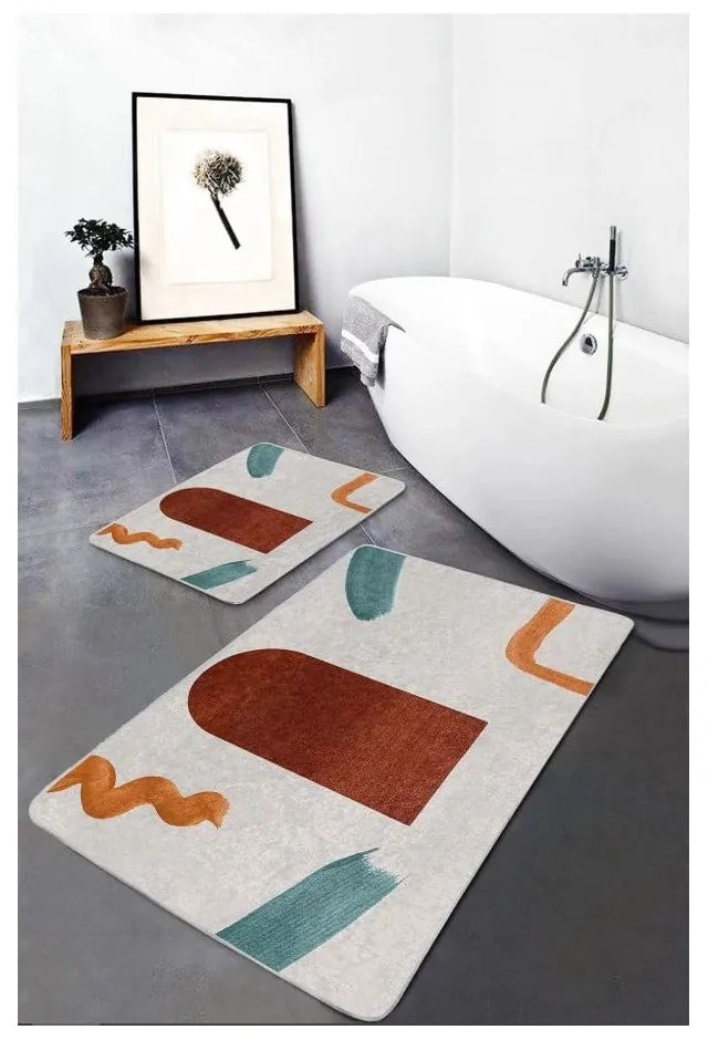 Covorașe de baie 2 buc. din catifea 60x100 cm – Mila Home