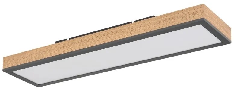 Plafoniera LED cu aspect lemn design dreptunghiular DORO 18W