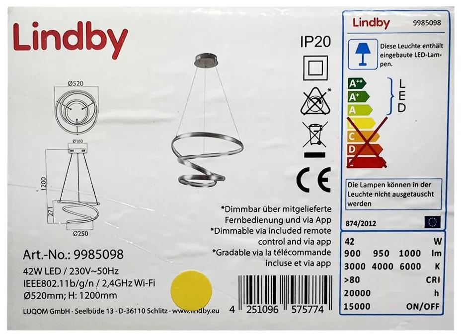 Lustră LED pe cablu dimabilă VERIO LED/230V Lindby