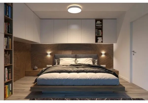 LED2 - Aplica LED exterior FLAT 2xLED/3W/230V IP65 albă