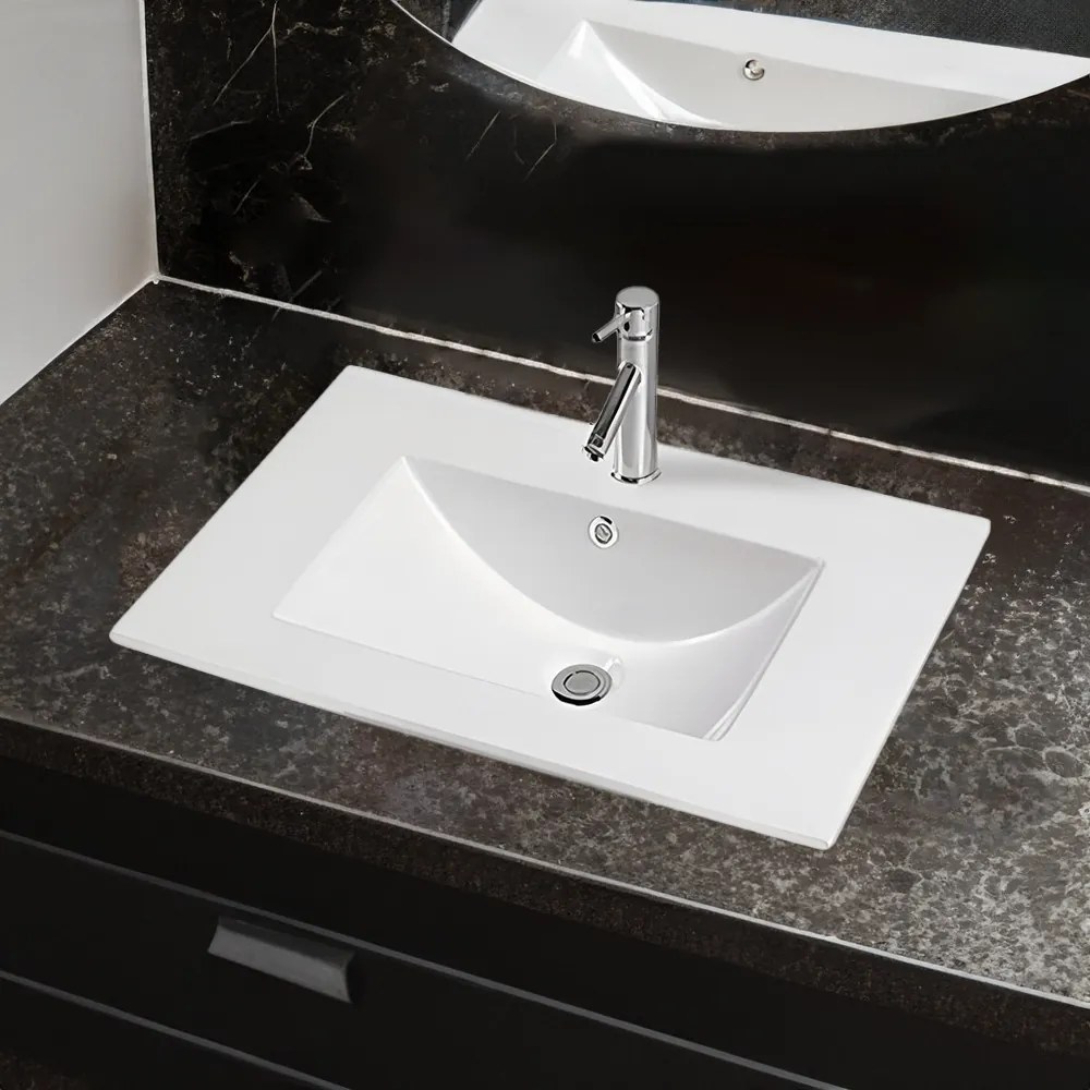 V952 - Lavoar cu design plat 18x81x46 cm