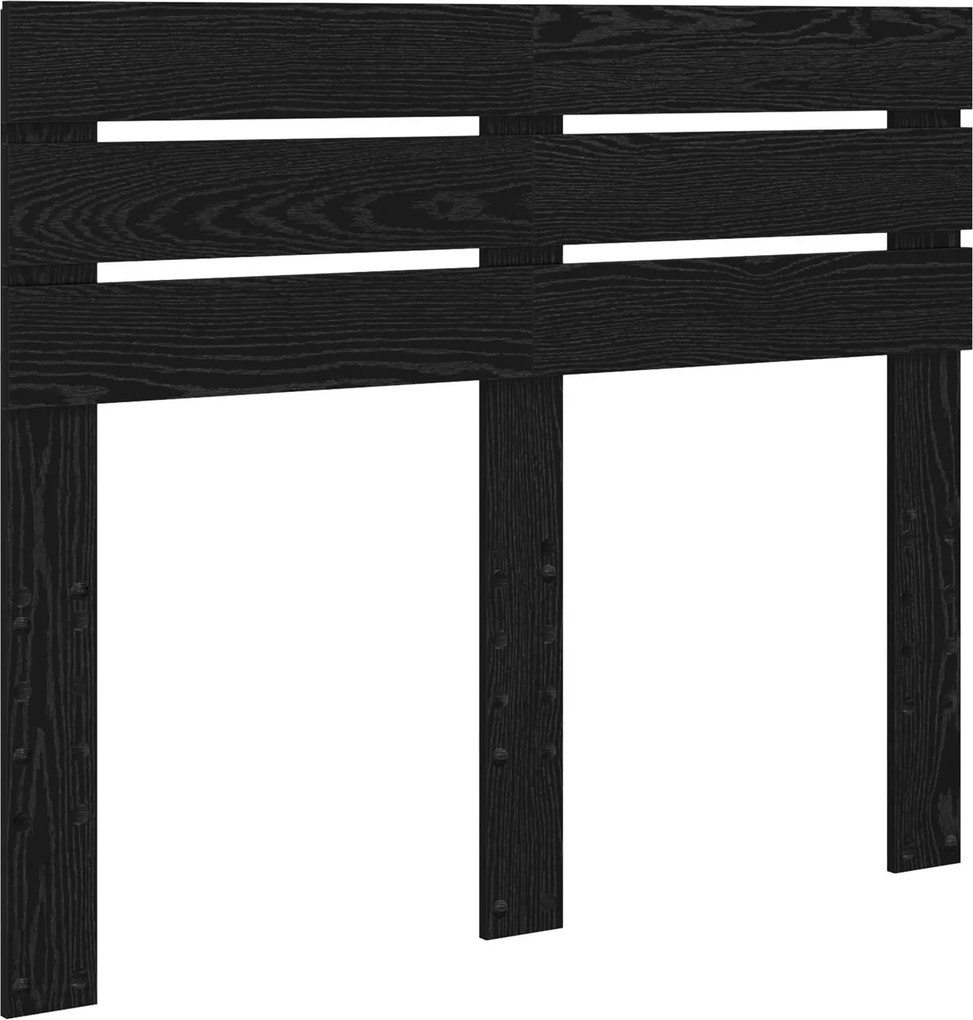 vidaXL Tăblie cap Stejar Negru 120 cm Lemn compozit