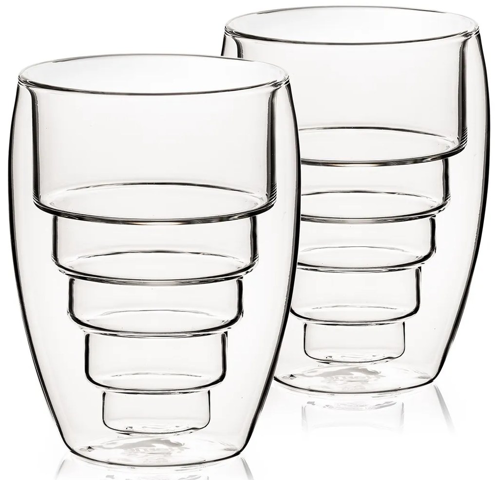Pahare termo 4Home Pyramide Hot&Cool 250 ml, 2 buc