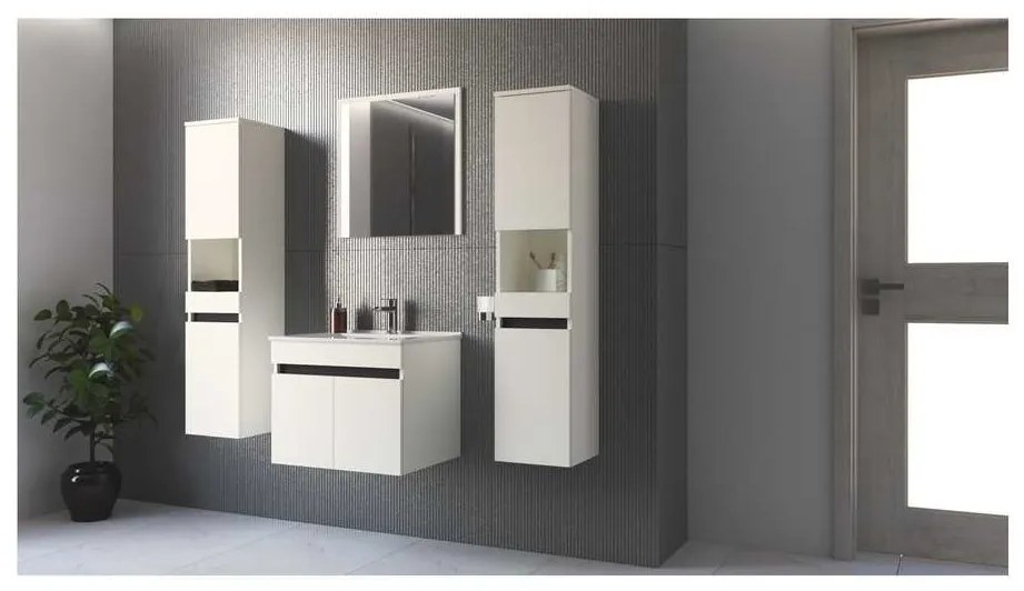 Dulap sub lavoar Puresa 60 cm, alb