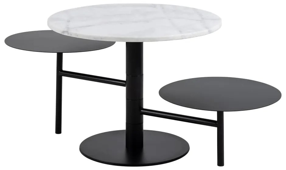 Măsuță de cafea albă rotundă ø 60 cm Lahti – Actona