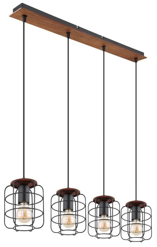Lustra cu 4 Pendule minimaliste stil industrial Willa