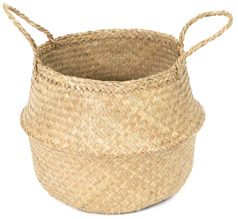 Coș depozitare din iarbă de mare Compactor Seagrass Basket, ⌀ 35 cm