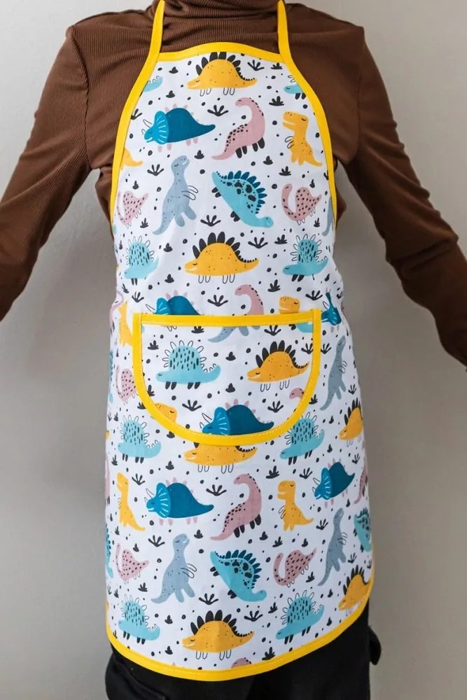 Șorț pentru copii din bumbac cu model