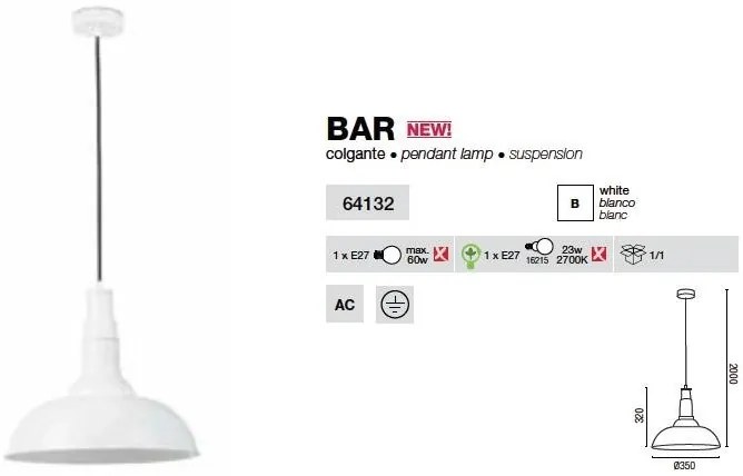 Pendul Bar 64132
