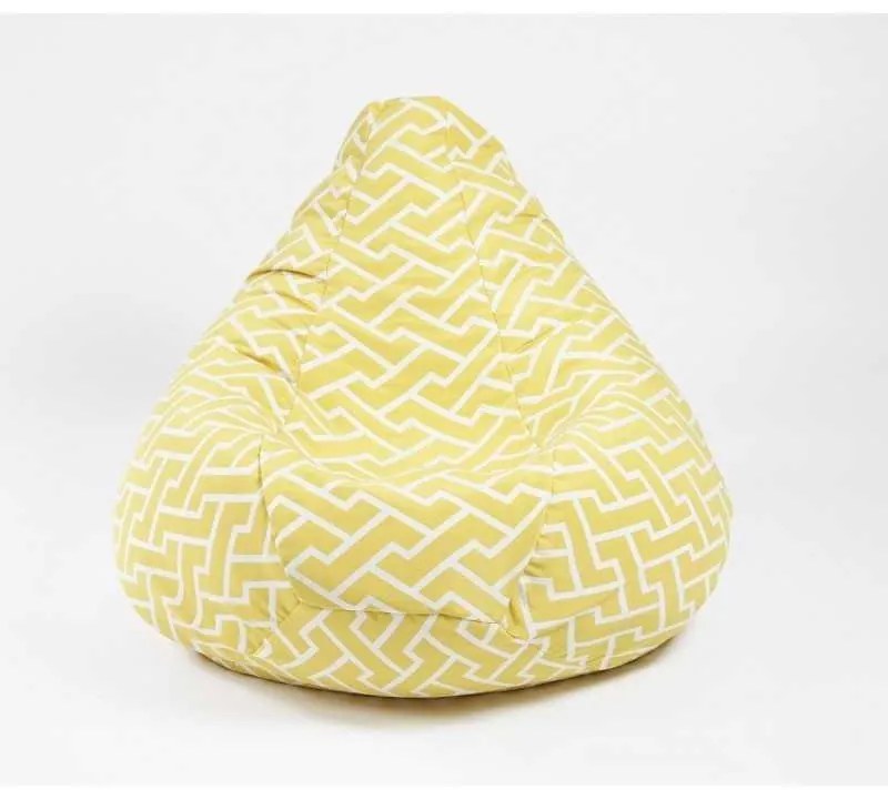 Fotoliu Nirvana Hobbit Pufrelax, Material Textil - Zippity Yellow