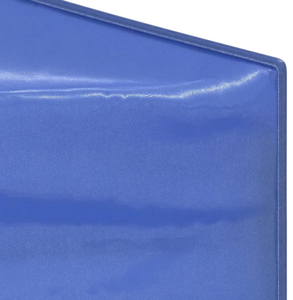 Cort pliabil pentru petrecere, pereti laterali, albastru, 3x3 m Albastru, 291 x 291 x 245 cm