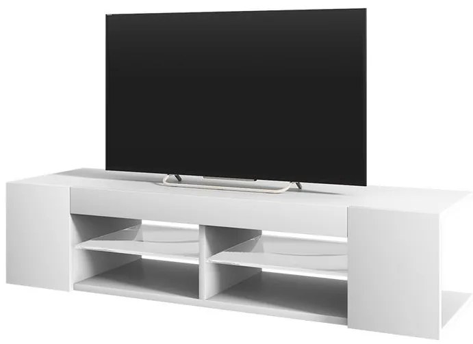 Masă TV Monty 137 (cu iluminat) (alb). 1098626