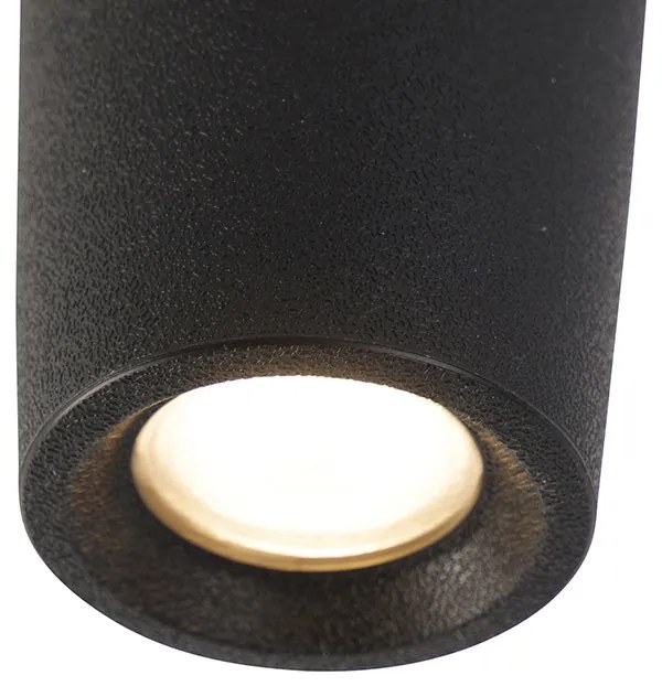 Spot modern de plafon negru, cu LED inclus, IP55 - Livia