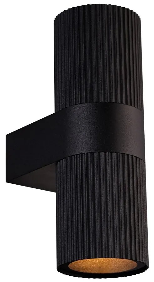 Aplica de perete exterior IP54 cu lumina sus / jos Kyklop negru