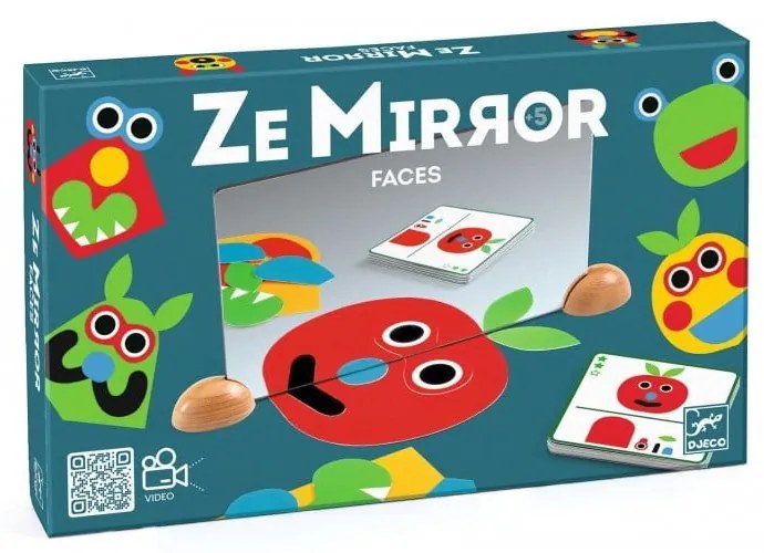 Joc creativ cu oglindă Djeco Faces Mirror