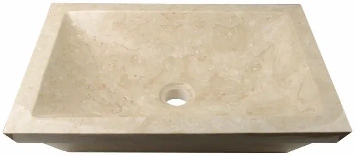 DIVERO chiuvetă din piatră naturală Bergamo