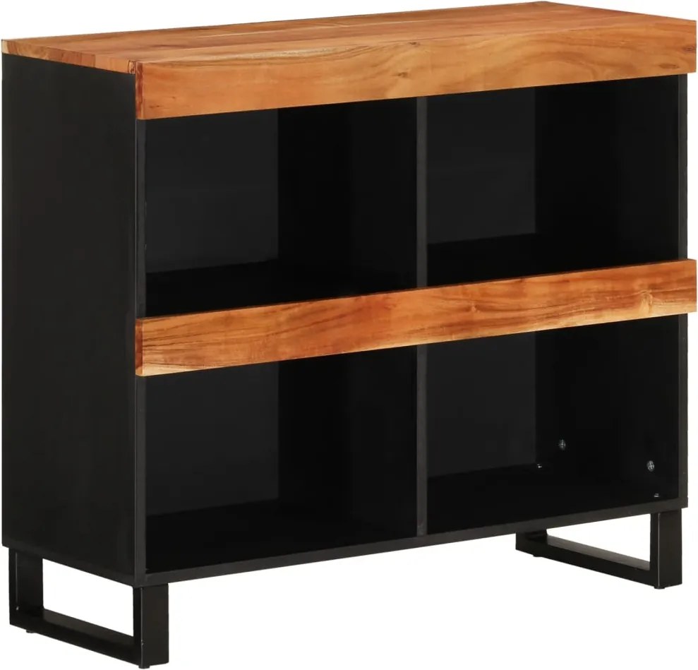 vidaXL Dulap lateral, 85x33x75 cm din lemn masiv de acacia