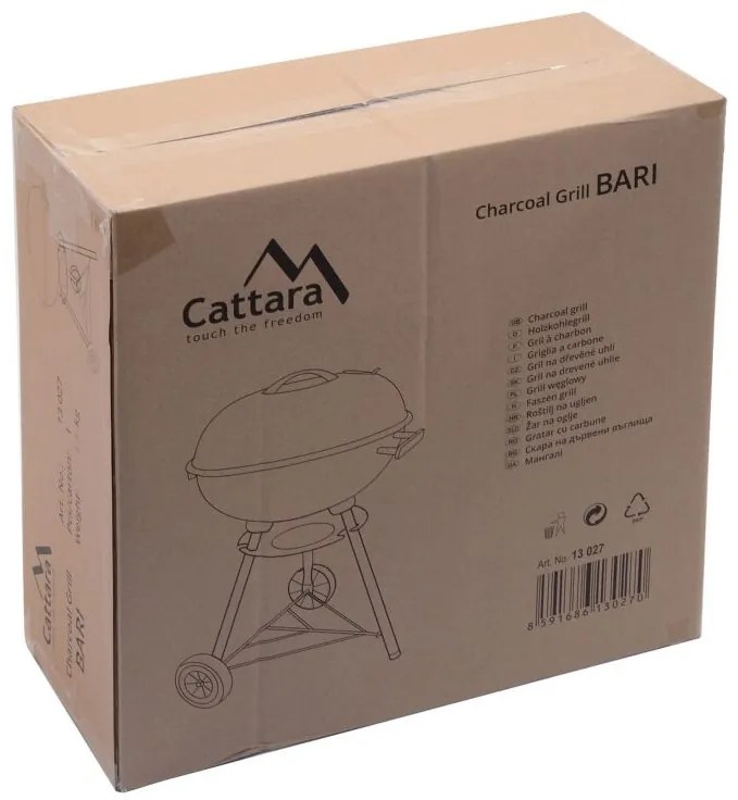 Grătar cu cărbuni BARI 46cm