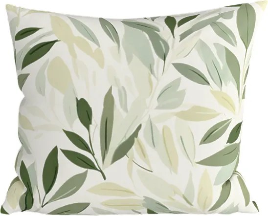 Fata de perna din bumbac FLORIBIRD POLY 45x45 cm, verde