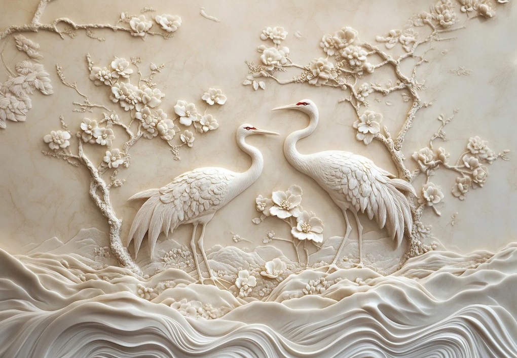 Fototapet - Model Chinezesc 3D (147x102 cm)