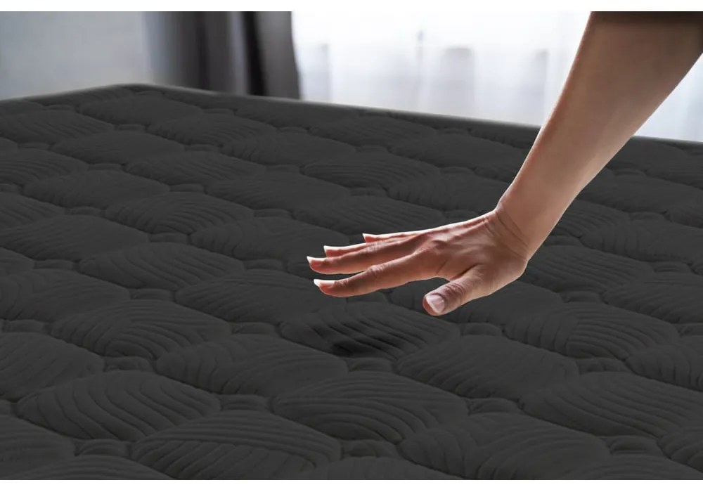 Saltea fermă din spumă 120x200 cm Air Black – Moonia