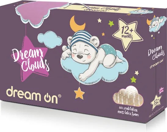 Pernă Dream On, Dream Clouds 12+ luni