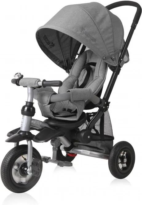 Tricicleta pentru copii Jet Air roti mari cu camera Grey