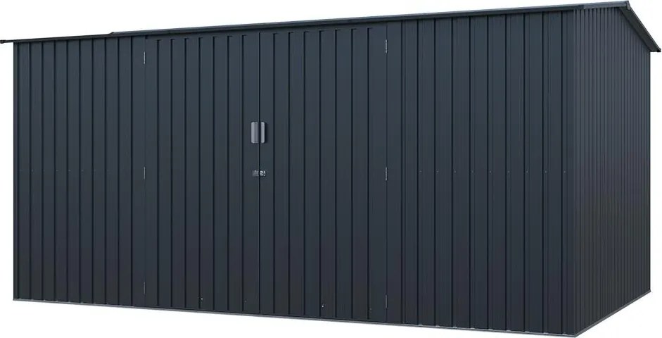 Căsuță de grădină pentru unelte, uși batante Avenberg HUNTER G1 4.1 x 2.6 m ANTRACIT