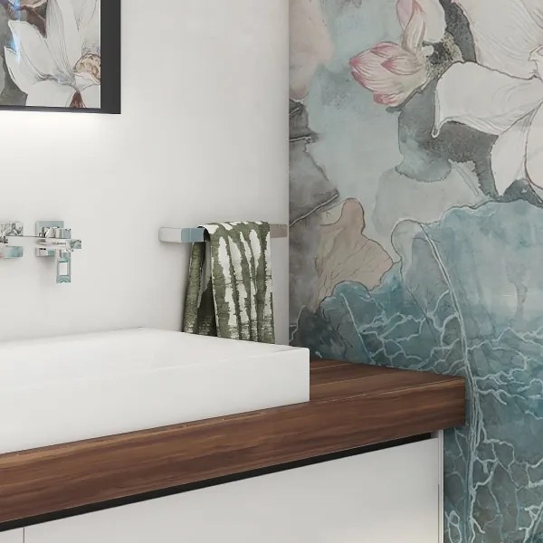 Suport de perete pentru prosoape NIMCO MA 29035-26 MAYA 36 cm crom lucios