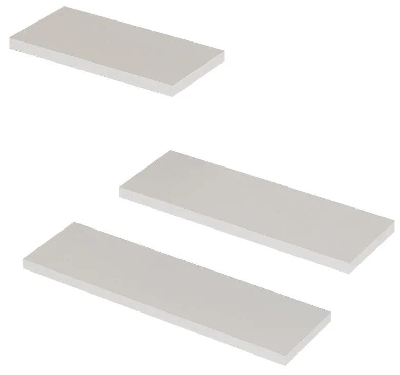 Raft Leila White, 3 buc.