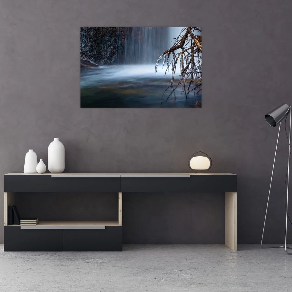 Tablou - Laguna de iarnă (90x60 cm)