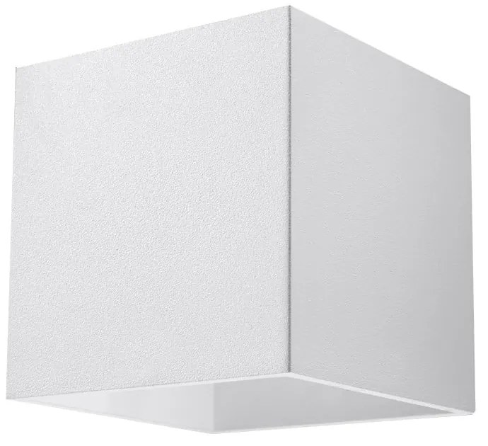 Aplică de perete albă Geo – Sollux