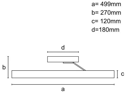 Lustră LED dimabilă aplicată LED/75W/230V 3000-6500K crom + telecomandă