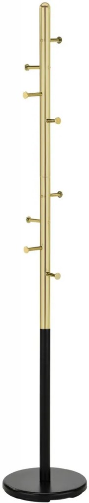 Cuier W68 negru/auriu H172 cm