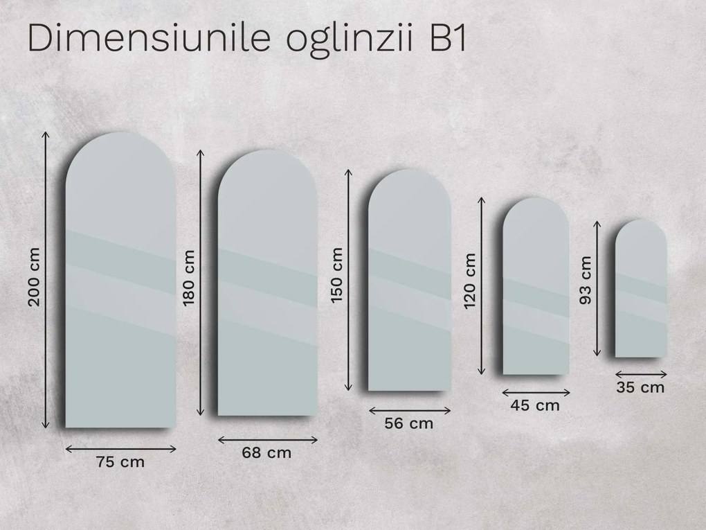 Oglindă Base B1 35×93
