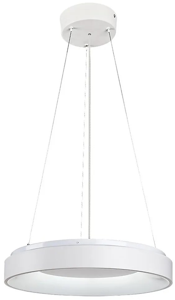 Lustra LED cu telecomanda design modern Ceilo alb 48cm