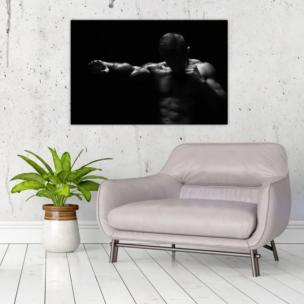 Tablou - Lovitura cu pumn (90x60 cm)