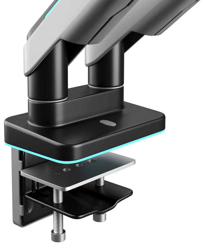 Suport dublu pentru monitoare de 49 de inchi, gri-negru RGB X-Arm Dual