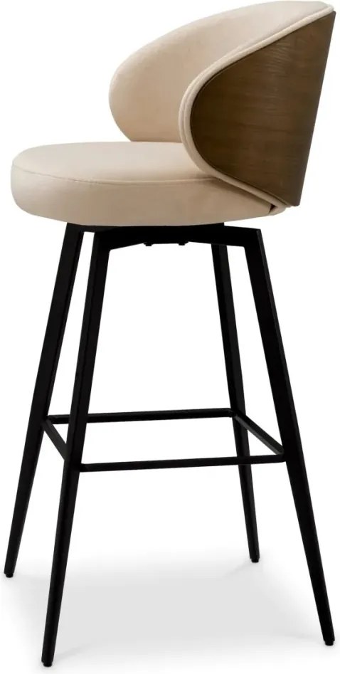 Scaun de bar design elegant LUX Camerota, Sabino beige