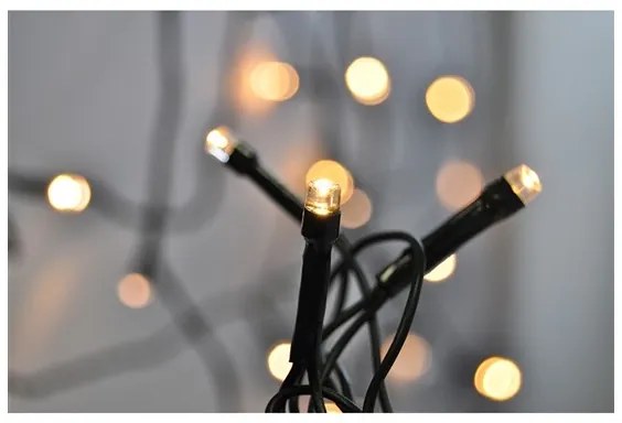 Instalație LED de Crăciun 400xLED/8 funcții 25 m IP44 alb cald Solight 1V07-WW