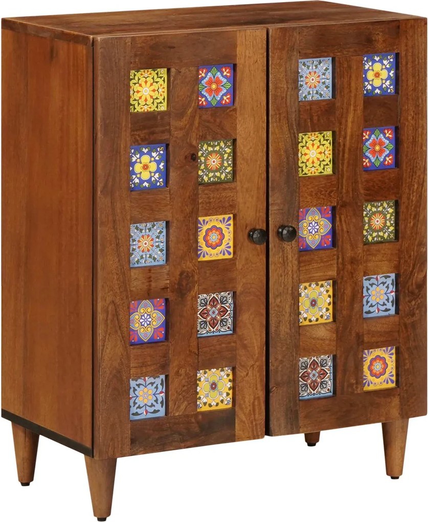 vidaXL Bufet castan 60 x 33 x 75 cm Lemn de mango solid