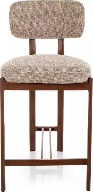 Scaun de bar Misaki H-2 bej 253 / nuc