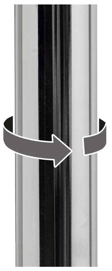 Scaune de bar negre cu înălțime ajustabilă 2 buc. din imitație de piele (înălțime șezut 56,5 cm) – Casa Selección