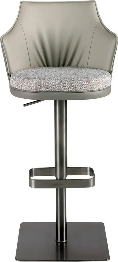 Scaun de bar pivotant cu inaltime reglabila Stool gri