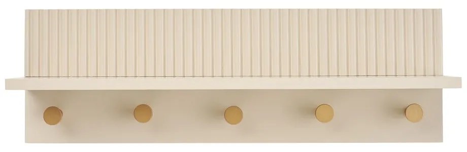 Cuier de perete bej cu raft 50 cm Rocca – House Nordic