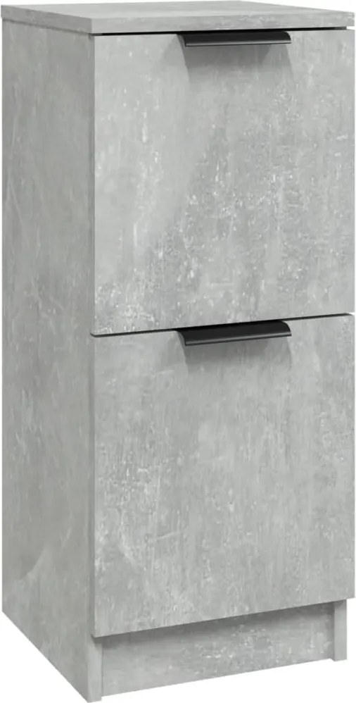 vidaXL Dulap, gri beton, 30x30x70 cm, lemn compozit