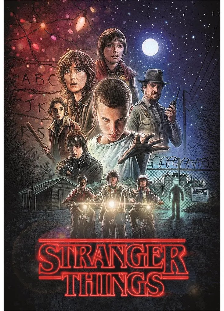 Stranger Things The Beginning Puzzle Compact Clementoni cu 1000 de piese
