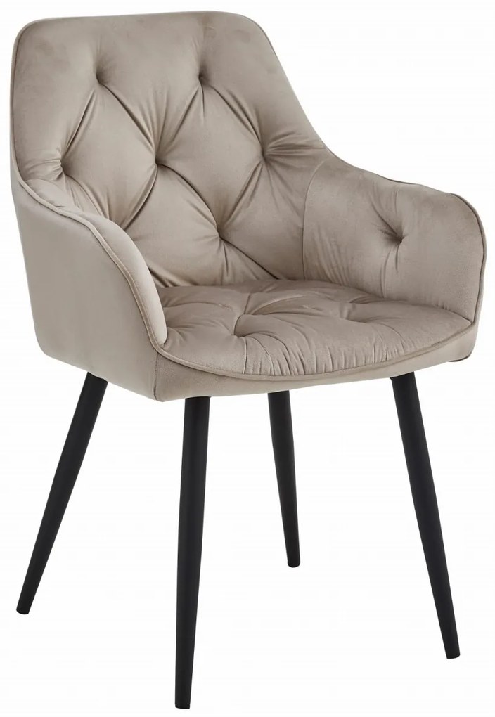 Scaun de masa JORK VELVET, bej