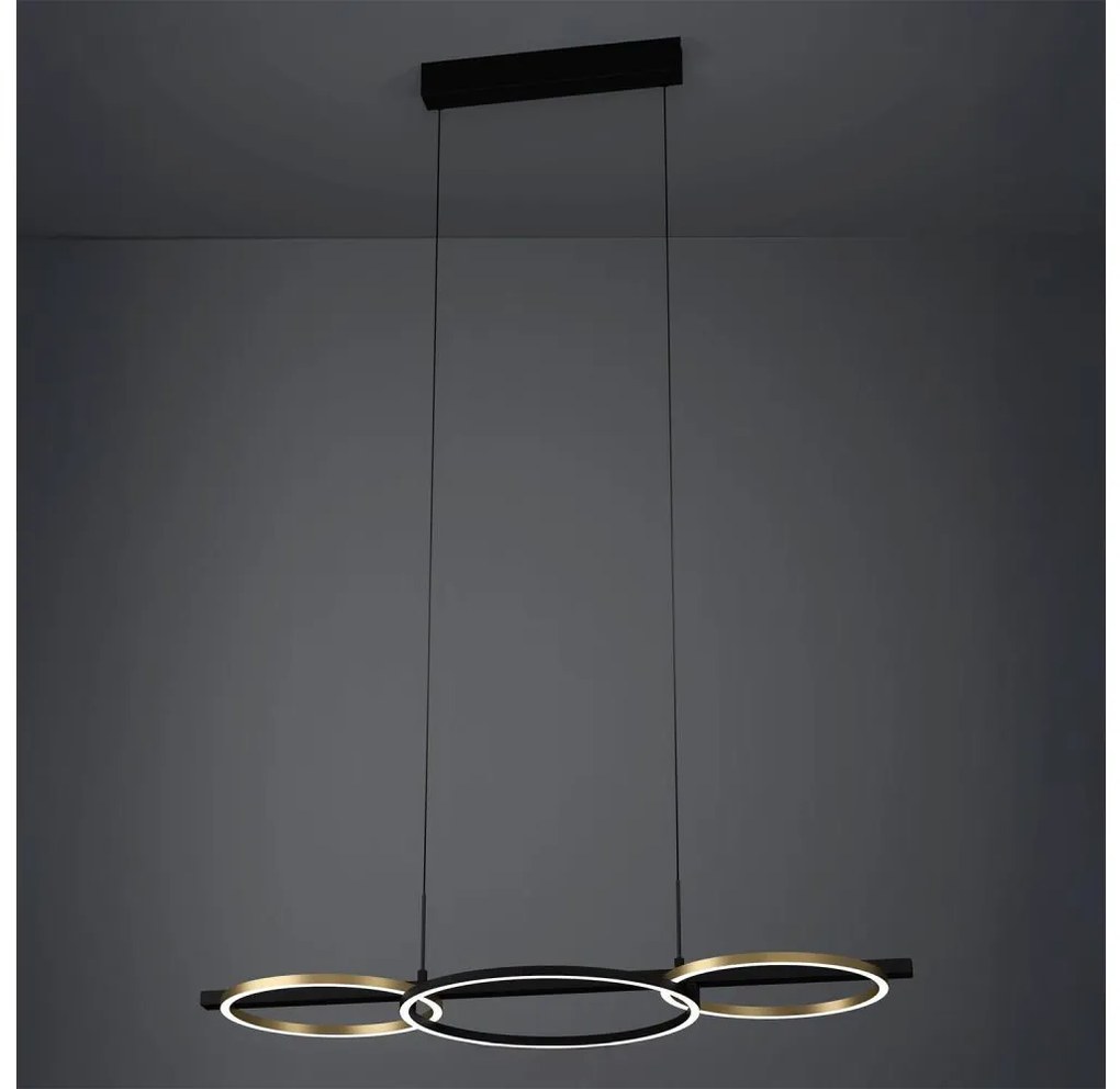 Lustră LED dimabilă pe cablu Eglo 390087 LANACERA 2xLED/12,5W/230V + LED/15,5W